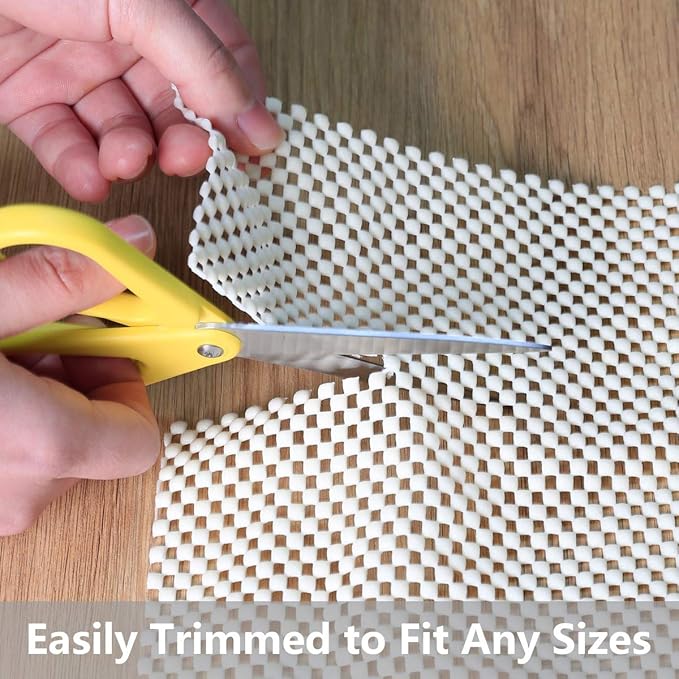 Non Slip Area Rug Pad Gripper - 2x8 Strong Grip Carpet pad for Area Rugs and Hardwood Floors, Provides Protection and Cushion - Image 2